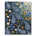 Midnight Paisley Wildflower Meadow Rug