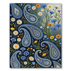 Midnight Paisley Wildflower Meadow Rug