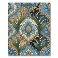 Elegant Lily of the Valley Damask Rug