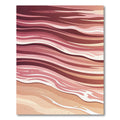 Blush Pink Abstract Ocean Shore Rug