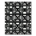 Modern Architectural Grid Industrial Monochrome Rug