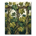 Classical Grecian Column Grape Vine Trellis Rug