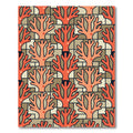 Coral Branch Geometric Tile Rug