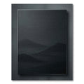 Dark Misty Mountain Landscape Runner Rug