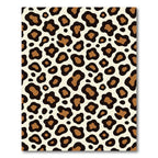 Classic Leopard Spot Contemporary Overlay Rug
