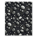 Charcoal Pebble Mosaic Arrangement Rug