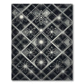 Retro Atomic Starburst Diamond Rug