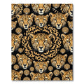 Bold Cheetah Portrait Repeat Rug