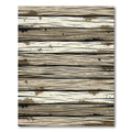 Distressed Wood Grain Horizontal Stripes Rug
