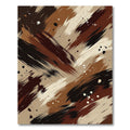 Earthy Tones Brushstroke Splatter Rug