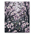 Whimsical Cherry Blossom Garden Rug