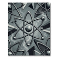 Monochromatic Atom Geometric Abstract Rug