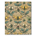 Golden Cream Honeysuckle Vine Rug