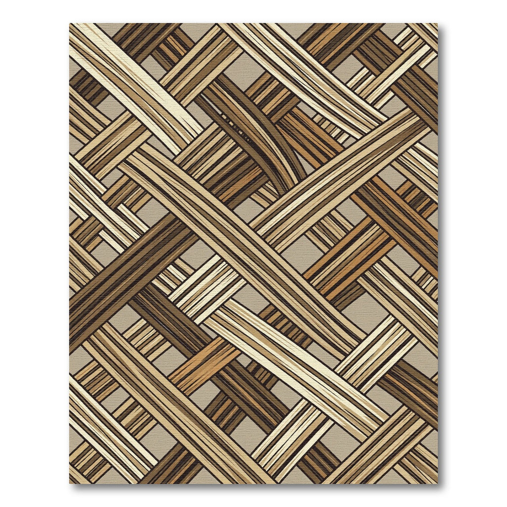 Neutral Earth Tone Woven Weave Rug