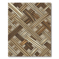 Neutral Earth Tone Woven Weave Rug