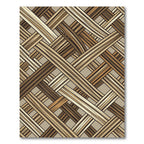 Neutral Earth Tone Woven Weave Rug