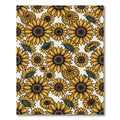 Golden Yellow Sunflower Bounty Rug