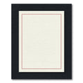 Cream Dusty Rose Border Square Rug