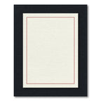 Cream Dusty Rose Border Square Rug
