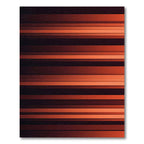 Warm Terracotta Gradient Stripes Rug