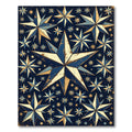Celestial Navy Gold Starry Night Rug