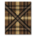 Classic Brown Plaid Tartan Check Rug