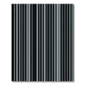 Modern Monochrome Linear Stripe Rug
