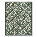 Sage Green Botanical Trellis Garden Rug