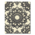 Ornate Antique Floral Mandala Rug