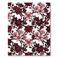 Crimson And Soft Pink Cherry Blossoms Rug