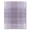 Modern Purple Geometric Grid Rug