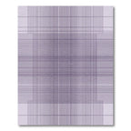 Modern Purple Geometric Grid Rug