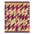 Bold Tribal Totem Lightning Bolts Rug
