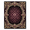 Gilded Damask Ornate Royal Frame Rug