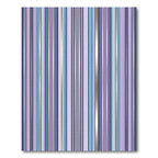 Lavender Blue Silver Striped Rug