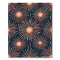 Coral Burst Starburst Radiance Rug
