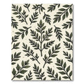 Green Leaf Branch Garden Rug