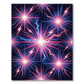 Electric Neon Starburst Lightning Rug