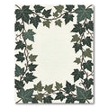 Green Ivy Vine Border Rug