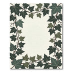 Green Ivy Vine Border Rug