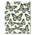 Sage Green Whimsical Butterfly Garden Rug