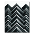 Monochromatic Angled Geometric Peaks Rug