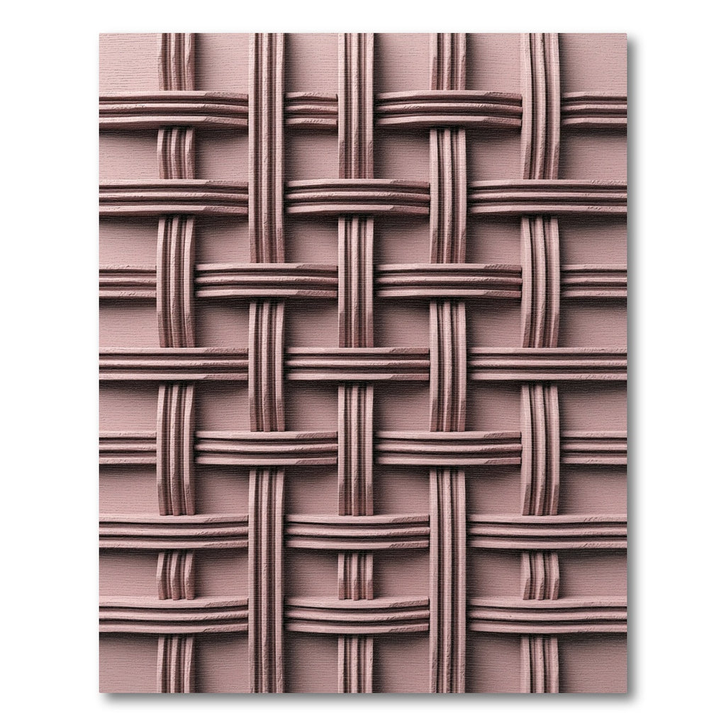 Rose Gold Woven Texture Rug