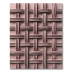 Rose Gold Woven Texture Rug