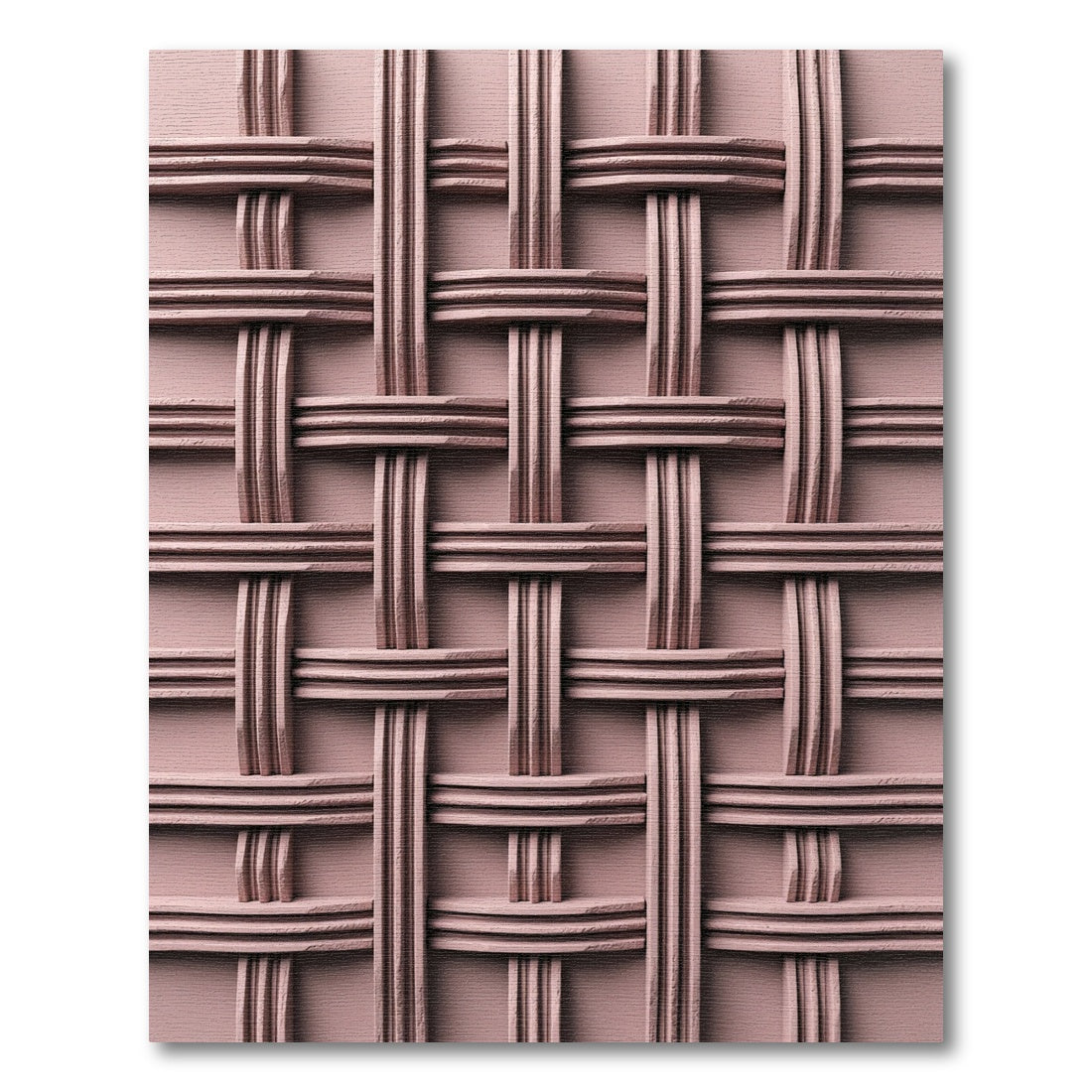 Rose Gold Woven Texture Rug
