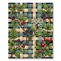 Emerald Blackberry Botanical Weave Rug