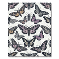 Dark Botanical Muted Tone Butterfly Meadow Rug