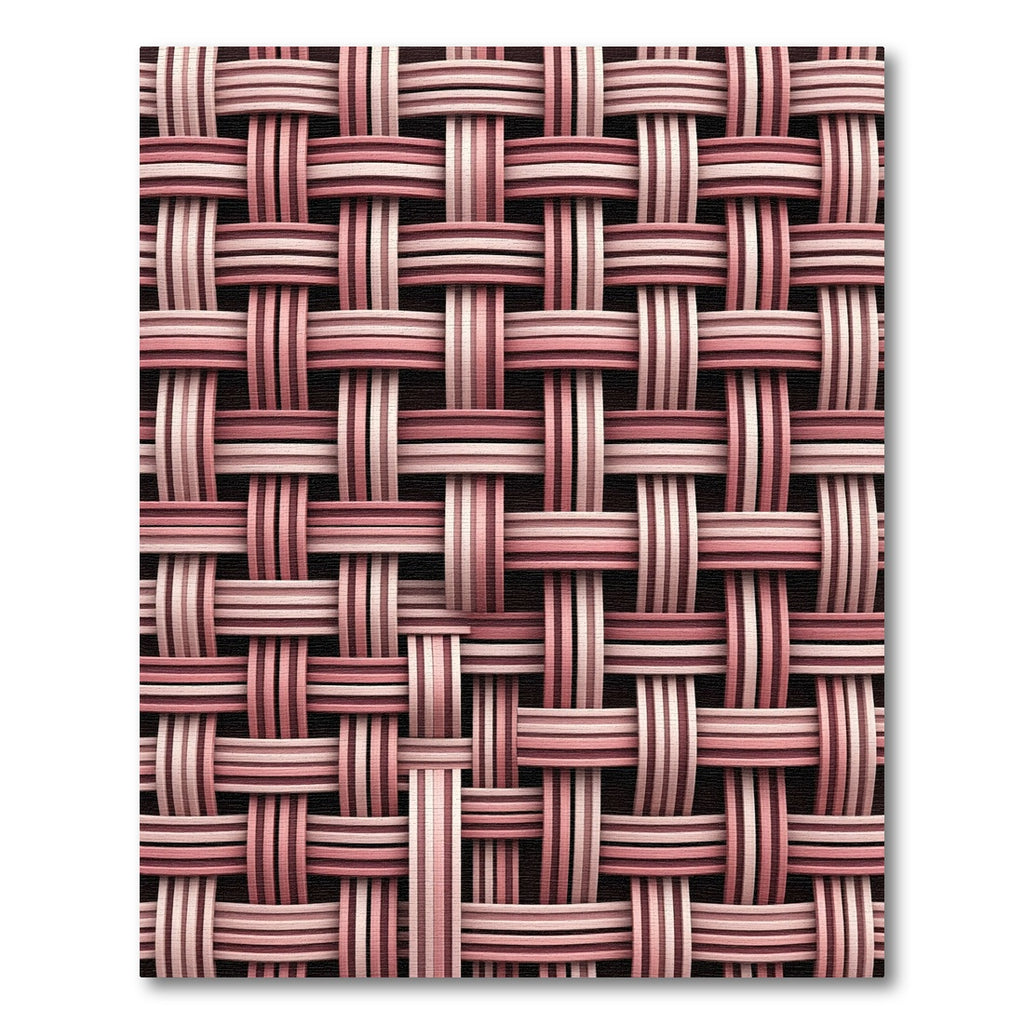 Woven Rose Gold Stripe Texture Rug