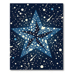 Cosmic Navy Celestial Starry Night Rug