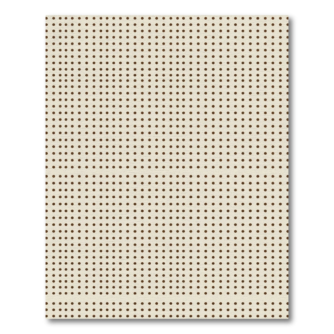 Creamy White Polka Dot Harmony Rug
